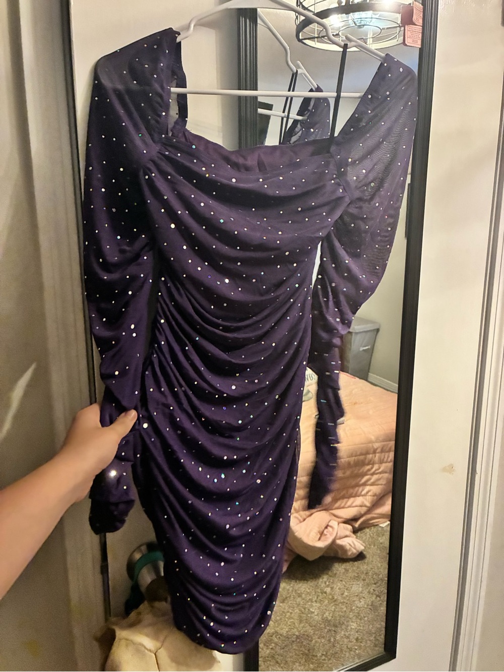 Purple hoco dress
